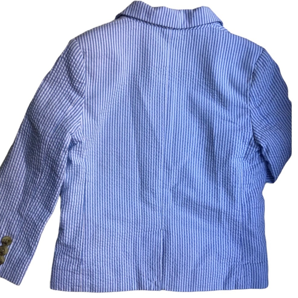 🛍 SOLD 🛍 Janie and Jack Seersucker Stripe Blazer - Picture 3 of 6